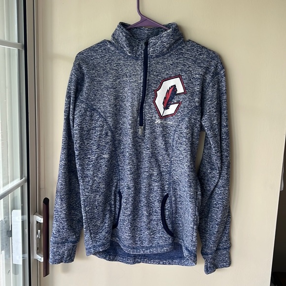 Cleveland Indians Quarter Zip size M Cleveland Guardians baseball - Picture 1 of 7